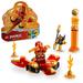 LEGO NINJAGO Kaiâ€™s Dragon Power Spinjitzu Flip 71777 Red Ninja Toy Building Set with Kai Minifigure Gift for 6 year old Boys Girls and Ninja Fans Who Love Buildable Action Figure Playsets