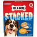 Milk-Bone Stacked Dog Biscuits Molasses & Peanut Butter Flavor Naturally & Artificially Flavored 10 oz