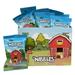 A&E Cages Round Barnyard Nibbles Small Animal Bites Hay Chews Display - 32 Piece