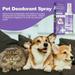 Mrigtriles Dog Perfume & Cat Perfume Pet Spray â€“ Nourishing Hydrating Cat & Dog Deodoriz-ing Spray For Sensitive Skin--50ml RB