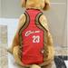 Dog Medium-sized Dog Spring and Summer Mesh Vest World Cup 8 Pairs of Basketball Uniforms Clothes Dog Clothes Pet Acessorio