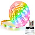 LED Strip Light 16ft RGB Linkable LED Tape Light Color Changing with Remote Control for Bedroom Kitchen Living Room Party