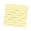 Post-it Pop-up Notes Super Sticky-Pop-up Notes Refill Note Ruled 4 x 4 Canary Yellow 90 Sheets/Pad 5 Pads/Pack