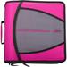 Caseâ€¢It 3 Mighty Zip Tab O-Ring Zipper Binder 600 Letter Size Sheet Capacity D-146 Magenta