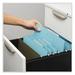 Universal Top Tab Classification Folders 2 Expansion Letter Size Light Blue 25/Box | Order of 1 Box