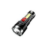 Outdoors USB Rechargeable Torch Solar Rechargeable Power Display Lamp Handheld Camping Lantern Hiking Flashlight