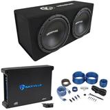 Memphis Audio SRXE212V Dual 12 1000w SRX Subwooers+Vented Enclosure+Amplifier