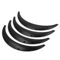 4 Piece Set Universal Car Tires Fender Flares Flexible Durable Arch Wheel Eyebrow Protector Mudguards