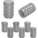 Aluminum Alloy Tire Valve Stem Caps 8 Pcs Universal Car Wheel Tire Valve Caps Universal Stem Covers for Cars Trucks Motorcycles SUVs and Bikes Car Wheel & Tire Exterior Accessories (Gray/8PCS)