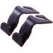 Black Leather Car Seat Back Headrest Hooks Leather Back Seat Headrest Hooks Hanger Holder Hook for Hanging Purses and Bags and Baby Towelï¼Œ2-Pack