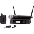 Shure GLX-D+ Dual Band Digital Wireless GLXD+124R+/85-Z3 Hand Held Body Pack Combo - Microphone system