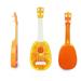 Education Beginner Classical Mini Ukulele Guitar Educational Musical Instrument Toy- Musical Instruments for Kids Toddlers And Preschoolers Orange