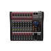 8 Channels Audio Mixer Portable Voice Changer for Podcasting Stage Recording