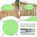 Cushion Round Garden Chair Pads Seat Cushion For Outdoor Bistros Stool Patio Dining Room Four Ropes mom gifts Mint Green 14.82*14.82 inch