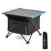 ShineTrip Folding Picnic Table with Seat Pocket Camping Desk with Waterproof Tableware Clothes Storage Bag Camping Backyard Use