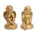 HOMEMAXS 2Pcs Resin Angel Statues Simulation Angel Ornament Retro Angel Figure Ornament