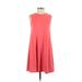 Gap Casual Dress - A-Line: Pink Solid Dresses - Women's Size Small