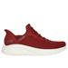 Skechers Women's Slip-ins: BOBS Sport Squad Chaos Sneaker | Size 8.5 | Red | Textile/Synthetic | Vegan | Machine Washable