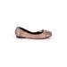 Tod's Flats: Tan Solid Shoes - Women's Size 36 - Closed Toe