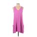 Lila Clothing Co. Casual Dress: Purple Dresses - Women's Size Small