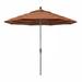 California Umbrella Sun Master Series 7' 6" Market Umbrella Metal in Orange/Yellow | 102.5 H in | Wayfair GSCUF758010-56095