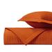 Home Treasures Linens Channel Single Coverlet 100% Eygptian Cotton/Sateen in Orange | Queen Coverlet/Bedspread | Wayfair EMCNN3QCVTCL