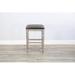 Millwood Pines Mizell Bar & Counter Stool Wood/Upholstered in Gray | Bar Stool (30" Seat Height) | Wayfair 77C4E03AB4AA4135B2AF993786691661