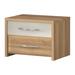 Hokku Designs Damyanti Manufactured Wood Nightstand Wood in Brown | 16.1 H x 22.4 W x 16.1 D in | Wayfair EFC94E5939FB4375B16B7D9C0881CF16