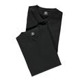 T-Shirt LERROS "LERROS Doppelpack T-Shirt, V-Neck in Premium Baumwollqualität" Gr. XL, schwarz (black) Herren Shirts T-Shirts