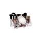 Impressions Vanity Brush and Makeup Organizer Tray in White.