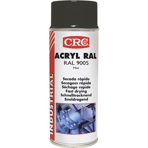 CRC - Acryl Ral 9005 31075-AA Acryllack Schwarz (matt) RAL-Farbcode 9005 400 ml