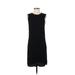 Zara Casual Dress - Shift: Black Solid Dresses - Women's Size X-Small