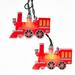 Kurt S. Adler 10-Light Red Train Light Set with UL Certified