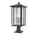 Z-Lite Aspen 3 Light 25" Tall Outdoor Pier Mount Post Light