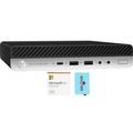 HP EliteDesk-800-G4 Home/Business Mini Desktop (Intel i5-8500 6-Core Intel UHD 630 16GB RAM 2x2TB PCIe SSD (4TB) Win 11 Pro) with Microsoft 365 Personal Dockztorm Hub