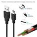 KONKIN BOO Mini USB 2.0 Data Cable Charging Cord Replacement for Garmin Part No. 010-10723-01 P/N: 01010723-01 PN 010-1072301 0101072301 StreetPilot c320 c330 c340 GPS Colorado 300 400c 400i 400t GPS