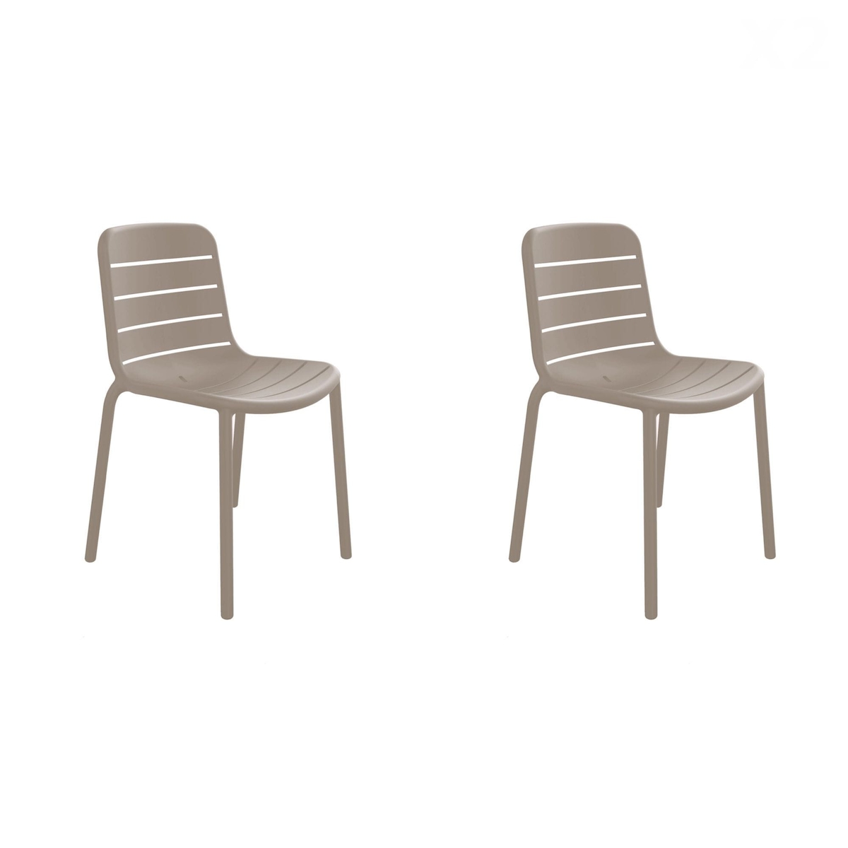 Resol GINA Stuhl Indoor, Outdoor Set 2 Sand Image