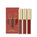 Mini Lip Gloss compatible with Machine Lipstick Mattes Lipstick For Women Liquid Makeup Set 3Pcs Long Lasting Wear Non Stick Cup Not Fade Waterproof Velvet Lip Lip Gloss Color for Lip Gloss Making