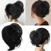 DOPI Female Hair Bag Ball Head Wig Button Flower Bag Wig Hair Ring Round Hair Cocktail Bun Female Hair Bag Ball Head Wig Button Flower Bag