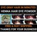 RED HENNA HERBAL HAIR DYE POWDER-COLOR GRAY HAIR IN MINUTES-6 PACKS/10G Ech/60 GRAMS-HB SERIES