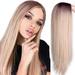 DOPI Woman Sexy Long Fashion Synthetic Wig Pink Natural Stragiht Costume Wig + Cap