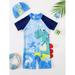 Toddler Boys Dinosaur Print One Piece Swimsuit Swimwear Swimwear S221904X Multicolor 120(5-6Y)