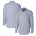 Men's Cutter & Buck Light Blue Buffalo Bills Helmet Stretch Oxford Long Sleeve Button-Down Shirt