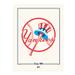 New York Yankees 12" x 16" 1946 Cooperstown Logo Art Print