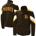 Men's G-III Sports by Carl Banks Brown San Diego Padres Earned Run Full-Zip Jacket