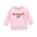 TOPGOD Infant Toddler Baby Girls Long Sleeve Shirt Girls Print Sweatshirt Pullover Top Fall Casual Sweater Outfits