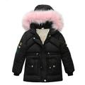 Children Kids Boys Girl Winter Coats Jacket Zip Thick Warm Snow Hoodie Outwear Overall for Toddler Girl Womens Snow Ski Pants