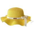 Children s Girls Sunscreen Hat Summer Bow Sun Hat Straw Hat Braided Hat Beach Hat Sun Visor Fisherman s Hat Hat Set for Kids Top Level Toddler Baseball Hat