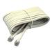 2PC Softalk Telephone Extension Cord Plug/Plug 25 ft Ivory