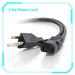 KONKIN BOO Compatible AC Power Cord Cable Plug Replacement for Behringer DJX900USB DJX750 5-Channel Pro DJ Mixer